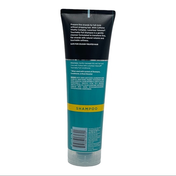 2 Pack John Frieda Luxurious Volume Touchably Full Shampoo 8.45 oz for Fine Hair - Picture 3 of 3